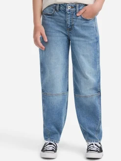 Abercrombie & Fitch Blue High Rise Barrell Jeans