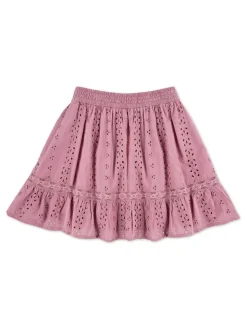 Abercrombie & Fitch Pink Abercrombie & Fitch Pink Eyelet Mini Skort