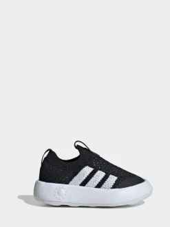 adidas Black Bubblecomfy Slip On Infant Trainers
