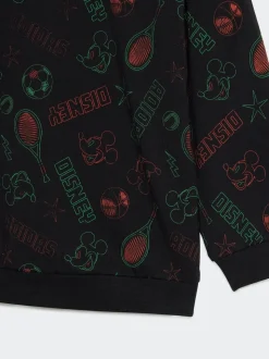 adidas Black Disney Mickey Mouse Sweatshirt and Jogger Infant Kids