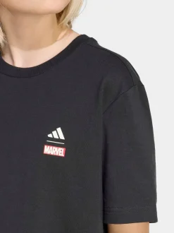 adidas Black Marvel Spider-Man Graphic T-Shirt