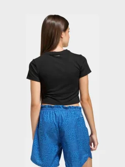 adidas Black Soft Touch Baby Crop T-Shirt