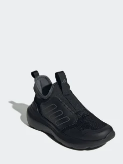 adidas Black Tensaur Comfort Slip On Junior Trainers