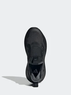 adidas Black Tensaur Comfort Slip On Junior Trainers