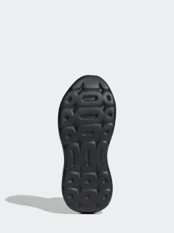 adidas Black Tensaur Comfort Slip On Junior Trainers