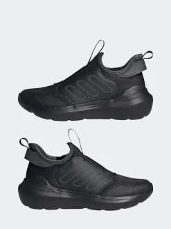 adidas Black Tensaur Comfort Slip On Junior Trainers