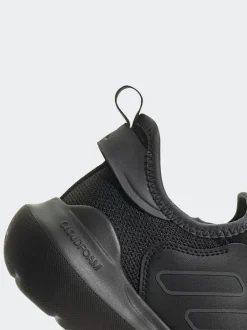 adidas Black Tensaur Comfort Slip On Junior Trainers