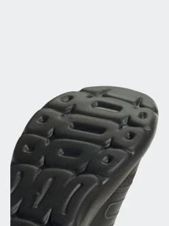 adidas Black Tensaur Comfort Slip On Junior Trainers