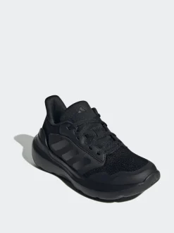 adidas Black Tensaur Run 2.0 Lace Junior Trainers