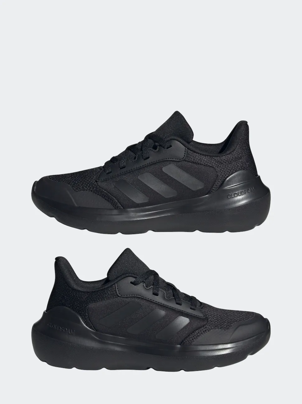 adidas Black Tensaur Run 2.0 Lace Junior Trainers