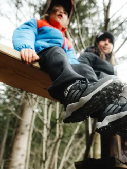 adidas Black Terrex Ax4r Hiking Kids Trainers