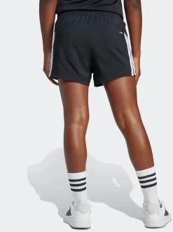 adidas Black Train Essentials 3-Stripes Shorts Kids