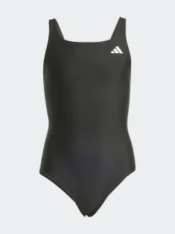 adidas Black V-back Kids Swimsuit