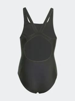 adidas Black V-back Kids Swimsuit