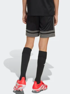 adidas Black/Chrome Squadra 25 Kids Shorts