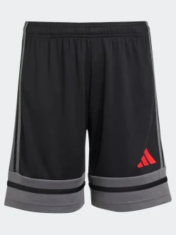 adidas Black/Chrome Squadra 25 Kids Shorts