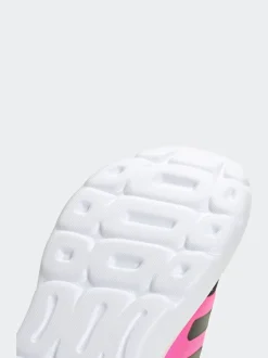 adidas Black/Pink Tensaur Run 2.0 Lace Junior Trainers