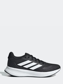 adidas Black/White Runfalcon 5 Lace Running Junior Trainers
