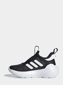 adidas Black/White Tensaur Comfort Kids Trainers