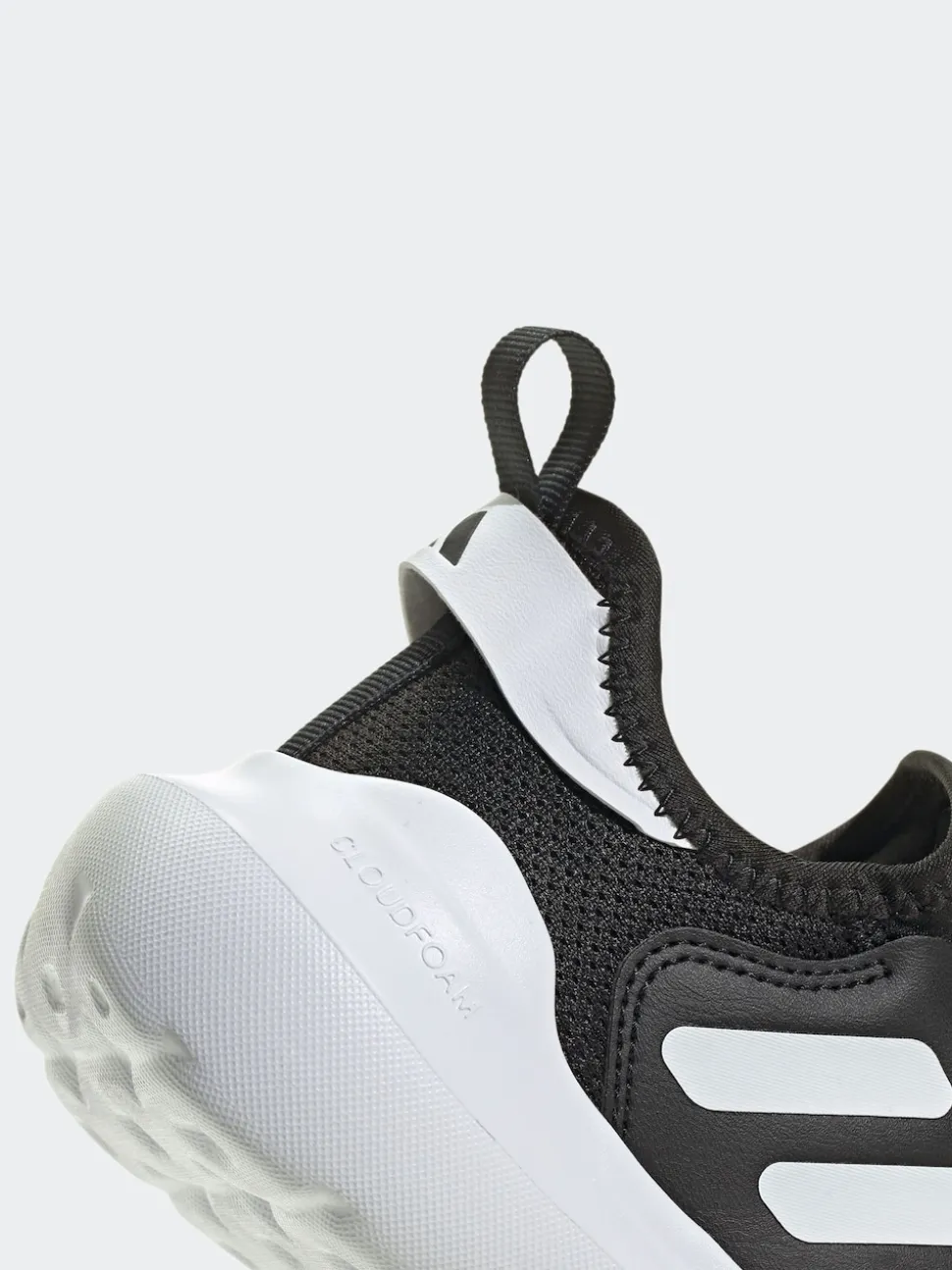 adidas Black/White Tensaur Comfort Kids Trainers