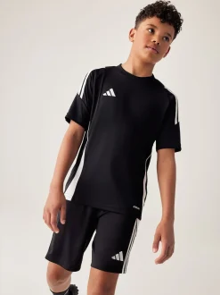 adidas Black/White Tiro 24 Kids Jersey