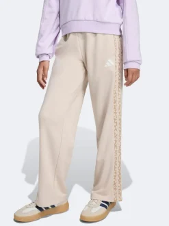 adidas Brown Animal 3-Stripes Joggers