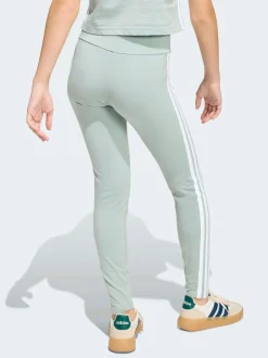 adidas Green Essentials 3-Stripes Kids Leggings