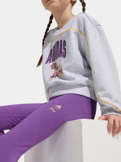 adidas Grey Disney Minnie Mouse Sweatshirt and Legging Little Kids Set