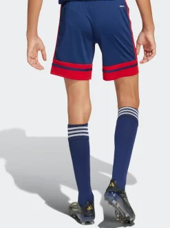 adidas Navy/Red Squadra 25 Kids Shorts