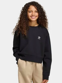 adidas Originals Black Boxy Sweatshirt