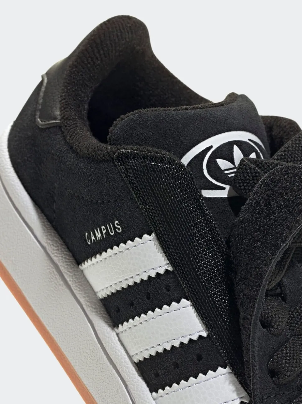 adidas Originals Black Campus 00S Comfort Closure Elastic Lace Shoes