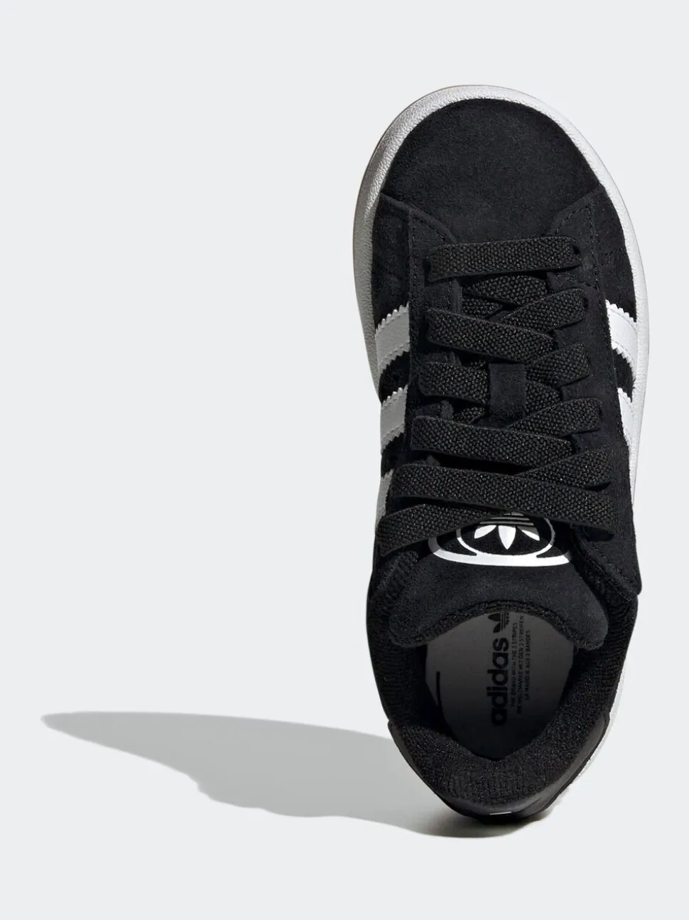 adidas Originals Black Campus 00S Comfort Closure Elastic Lace Shoes