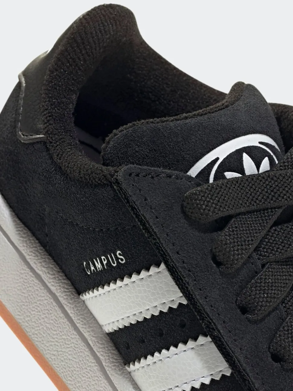 adidas Originals Black Campus 00S Comfort Closure Elastic Lace Shoes