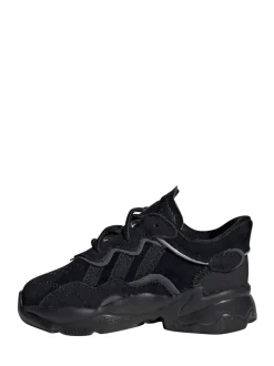 adidas Originals Black OZWEEGO Elastic Lace Infant Trainers