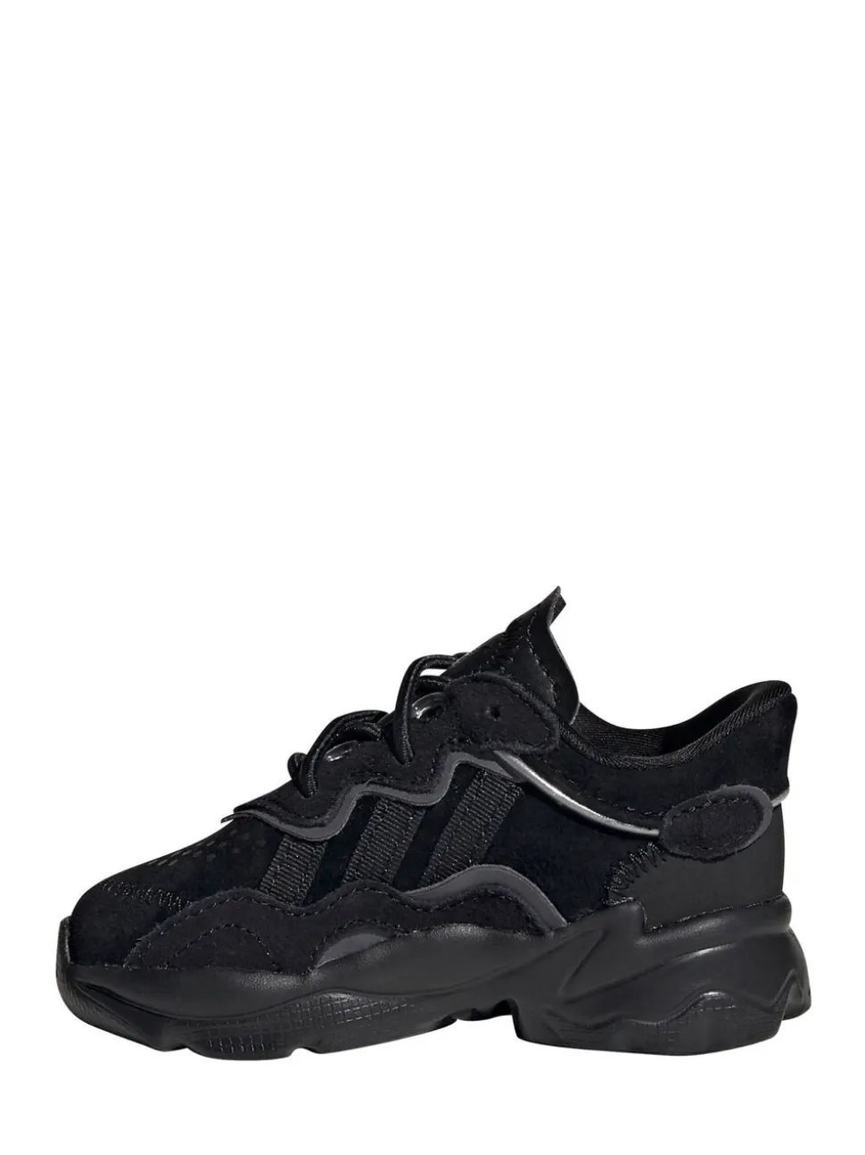 adidas Originals Black OZWEEGO Elastic Lace Infant Trainers