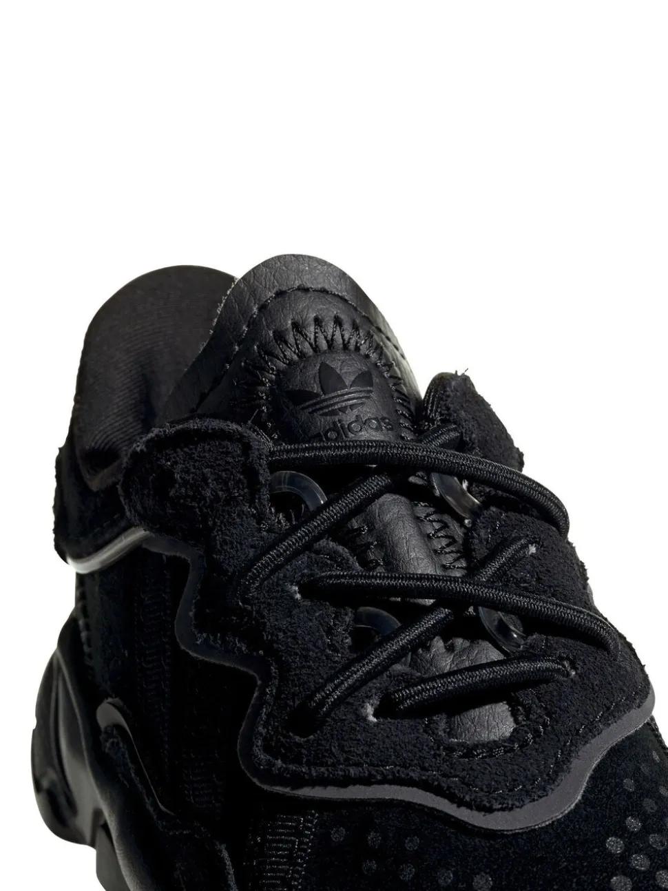 adidas Originals Black OZWEEGO Elastic Lace Infant Trainers