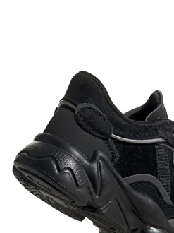 adidas Originals Black OZWEEGO Elastic Lace Infant Trainers