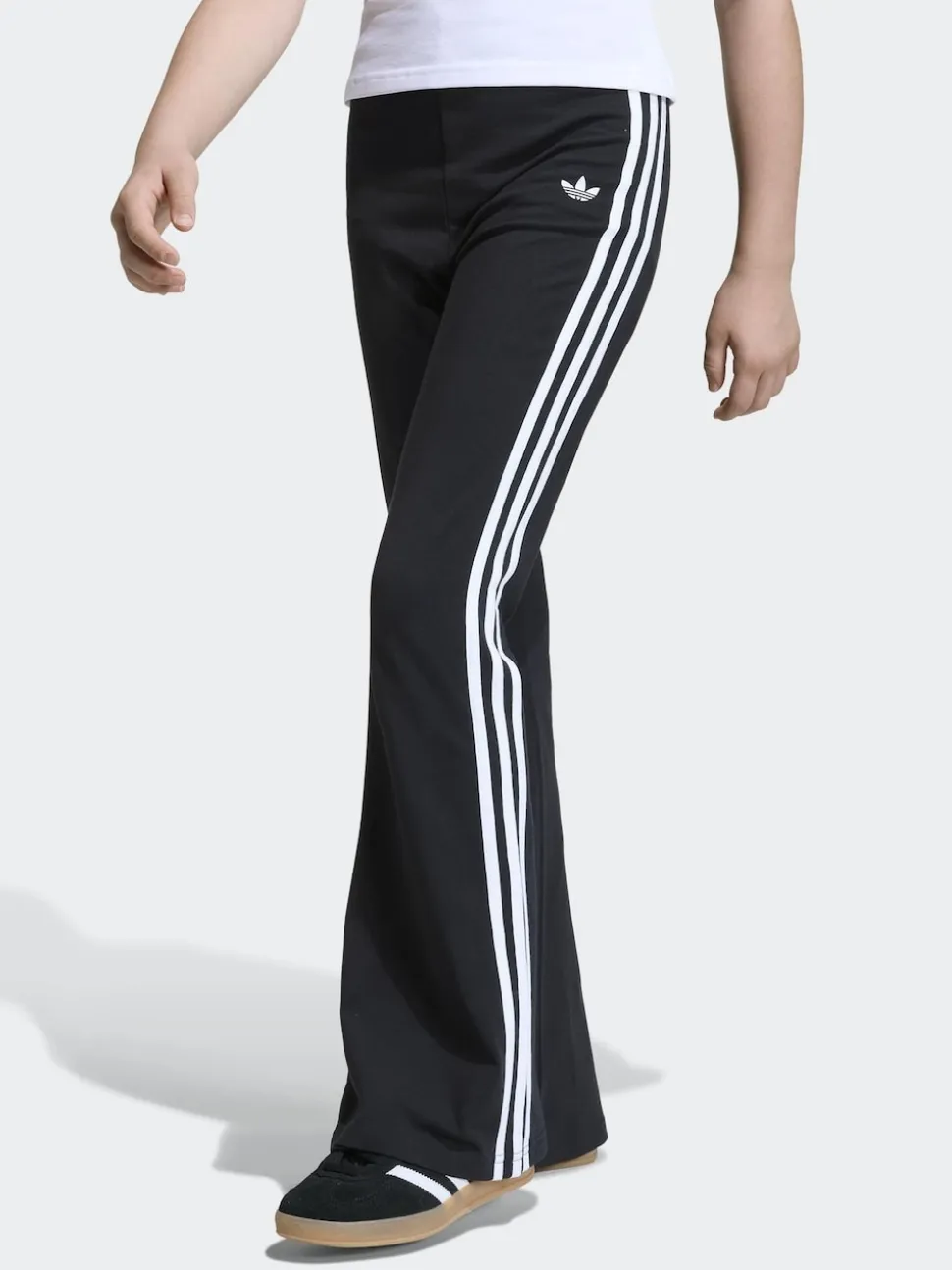 adidas Originals Black 3-Stripes Flared Leggings