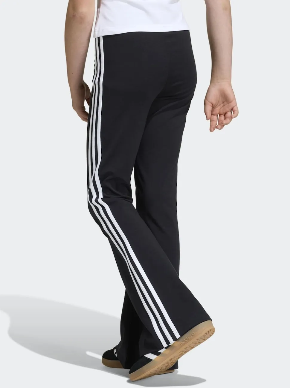 adidas Originals Black 3-Stripes Flared Leggings