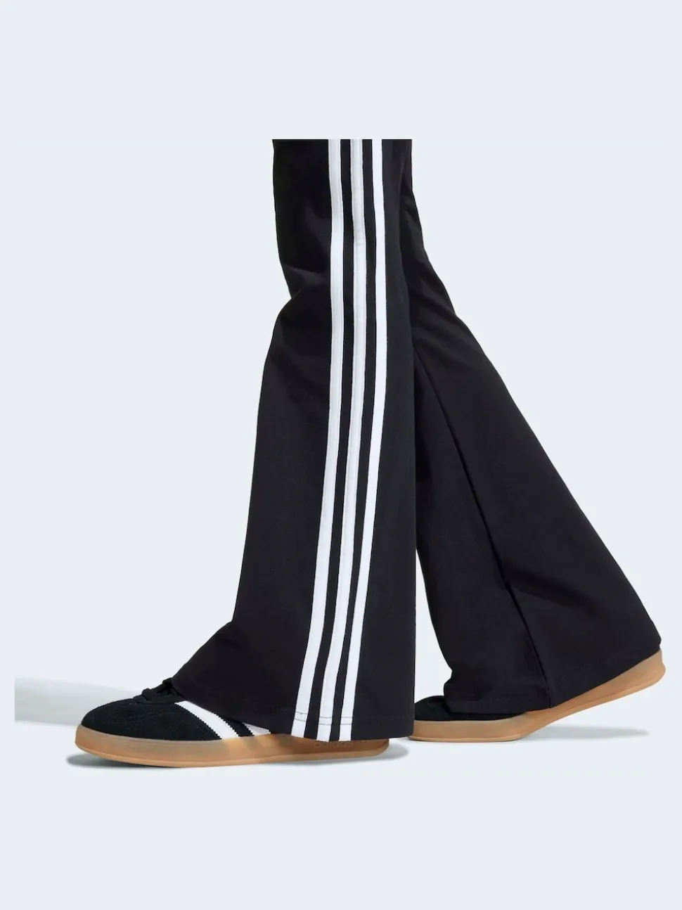 adidas Originals Black 3-Stripes Flared Leggings