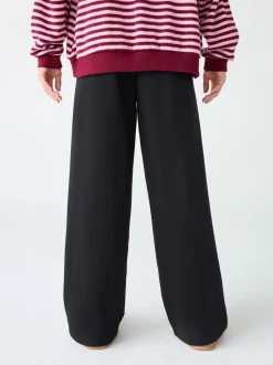 adidas Originals Black Wide Leg Kids Joggers