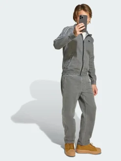 adidas Originals Grey Firebird Track Top Denim