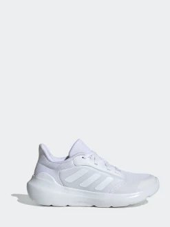 adidas White Tensaur Run 2.0 Lace Junior Trainers