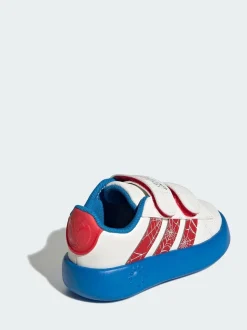 adidas White x Marvel Spider-Man Grand Court Shoes