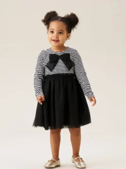 Angel & Rocket Black Carrie Bow Tutu Dress