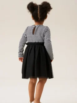 Angel & Rocket Black Carrie Bow Tutu Dress