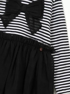 Angel & Rocket Black Carrie Bow Tutu Dress