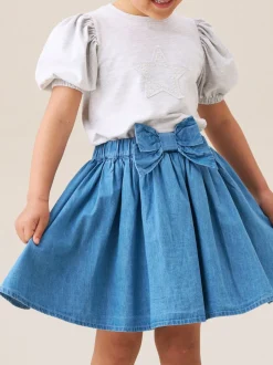 Angel & Rocket Blue Annie Denim Skirt