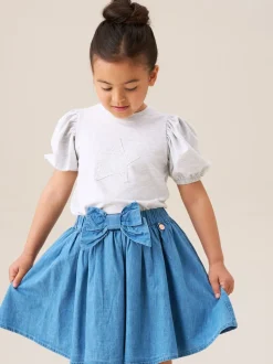 Angel & Rocket Blue Annie Denim Skirt