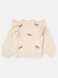 Angel & Rocket Cream Camila Diamonte Ruffle Jumper